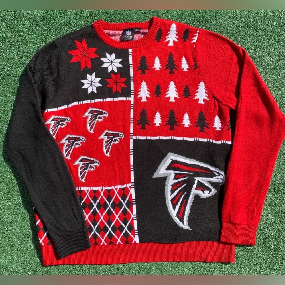 Atlanta Falcons NFL Holiday Christmas Sweater Mens Size 2XL